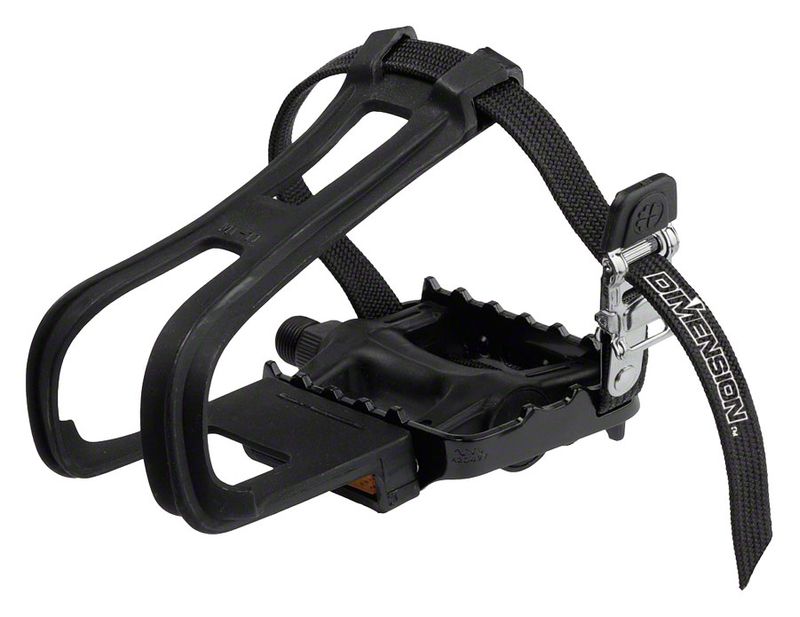 Dimension-Sport-Combo-Pedals-Toe-Clip-Combo---Plastic-9-16--Black-PD1171-5