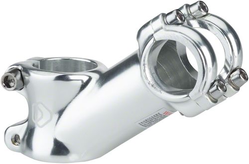 Dimension 25.4 Stem - 90mm, 25.4 Clamp, 35, 1 1/8", Alloy, Silver