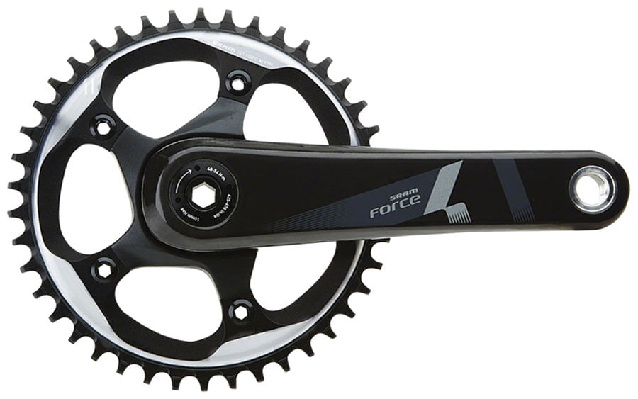 パーツ SRAM Force AXS Crank Set 170mm SRAM Force AXS Crankset - 170mm, 12-Speed, 46/33t, 107 BCD
