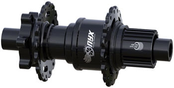 Onyx Vesper Rear Hub - 12 x 148mm, 6-Bolt, Micro Spline, Black, 32H