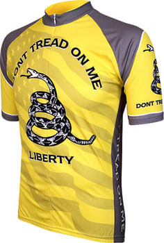 World-Jerseys-Don-t-Tread-on-Me-Jersey---Yellow-Gray-Short-Sleeve-Men-s-Medium-JT0824