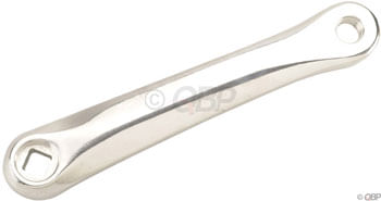 Sugino XD 175mm Left Square Taper Crank Arm: Silver