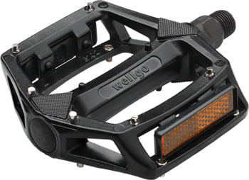 Wellgo B102 Pedals - Platform, Aluminum, 1/2", Black