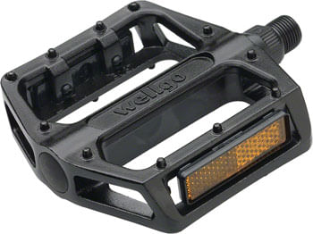 Wellgo-B087-Pedals---Platform-Aluminum-9-16--Black-PD1610