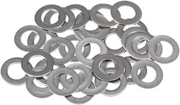 WHISKY Stainless .3mm Spoke Nipple Washers, Bag of 34