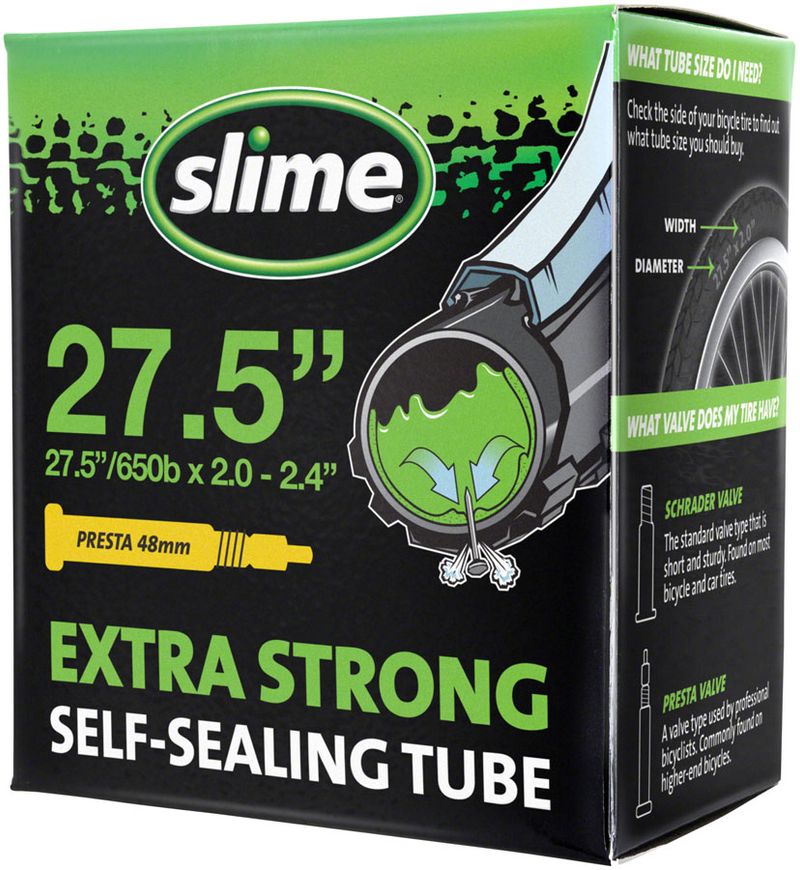 Slime-Self-Sealing-Tube-275--x-20-24--32mm-Presta-Valve-TU2643-5