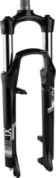 SR Suntour XCM Suspension Fork - 26", 1-1/8" Threaded Steerer, 100mm, Rim and Disc, Black