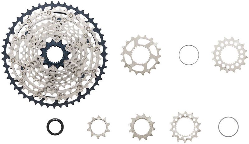 Shimano-SLX-CS-M7100-Cassette---12-Speed-10-45t-Silver-Black-Micro-Spline-FW0703-5