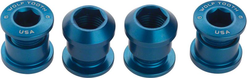 Wolf-Tooth-Set-of-4-Chainring-Bolts-for-1x-use-Dual-Hex-Fittings-Blue-CH4728-5