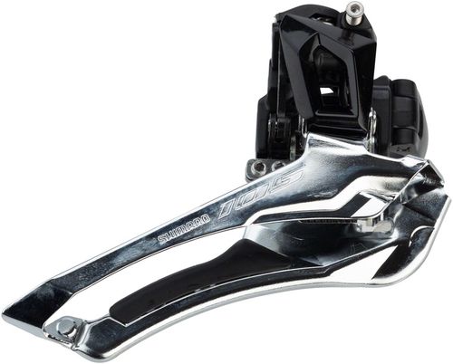 Shimano 105 FD-R7000-L 11-Speed 34.9mm Clamp Band Down-Swing Front Derailleur, Black