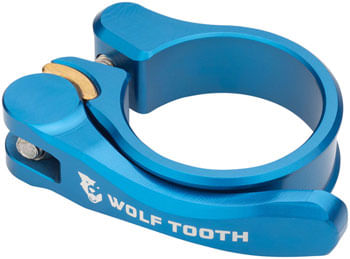 Wolf Tooth Components Quick Release Seatpost Clamp - 28.6mm, Blue