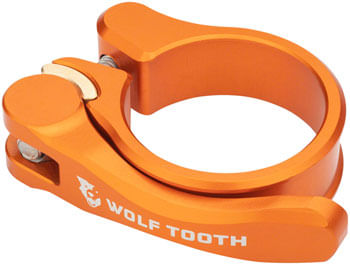 Wolf Tooth Components Quick Release Seatpost Clamp - 28.6mm, Orange