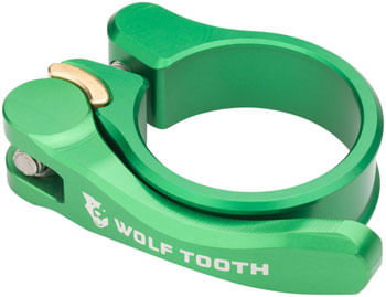 Wolf Tooth Components Quick Release Seatpost Clamp - 28.6mm, Green