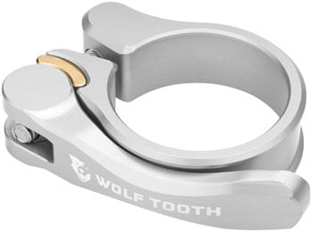 Wolf Tooth Components Quick Release Seatpost Clamp - 34.9mm, Silver