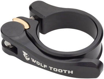 Wolf Tooth Components Quick Release Seatpost Clamp - 36.4mm, Black