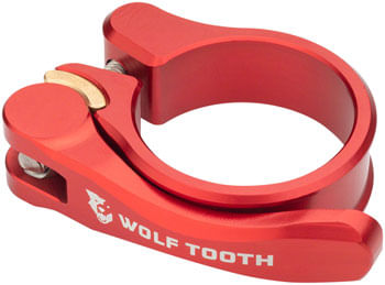 Wolf Tooth Components Quick Release Seatpost Clamp - 34.9mm, Red