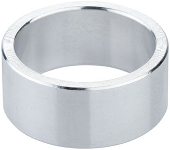 Problem Solvers Headset Stack Spacer - 28.6, 15mm, Aluminum, Silver, Sold Each