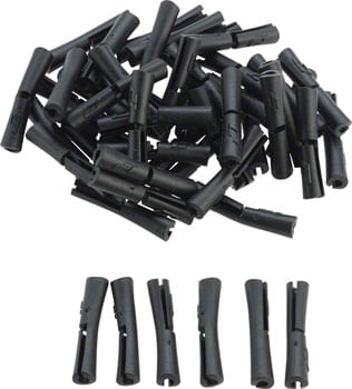Jagwire-Tube-Tops-5G-Frame-Protectors-for-Brake-or-Shift-Housing-Black-Bag-50-CA2391