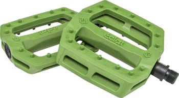 Eclat Slash Pedals - Platform, Composite/Plastic, 9/16", Army Green