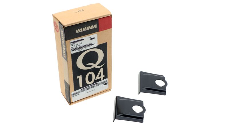 Yakima Q104 Q Tower Clips w/ R Pads & Vinyl Pads #0704 2 clips Q 104 NEW in box 