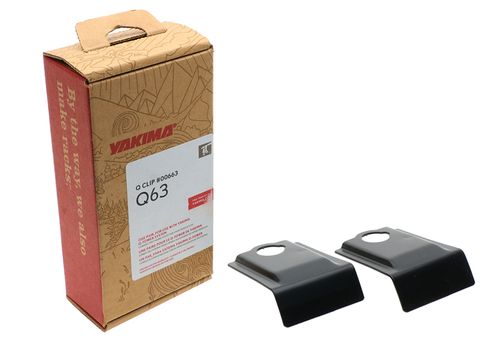 Yakima Q63 Q Tower Clips w/ F Pads & Vinyl Pads #00663 2 clips Q63