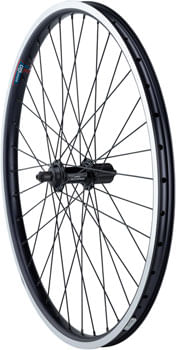 Quality Wheels Value HD Series Rear Wheel - 26", QR x 135mm, Center-Lock Disc / Rim Brake, HG 10, Black