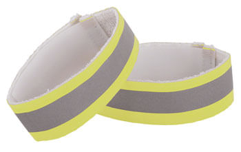 Nathan Reflective Ankle Band: Pair, Yellow