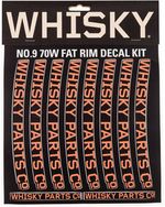 WHISKY-70w-Rim-Decal-Kit-for-2-Rims-Orange-MA2710
