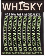 WHISKY-70w-Rim-Decal-Kit-for-2-Rims-Lime-Green-MA2713