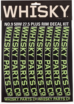 WHISKY-50w-Rim-Decal-Kit-for-2-Rims-Lime-Green-MA2723