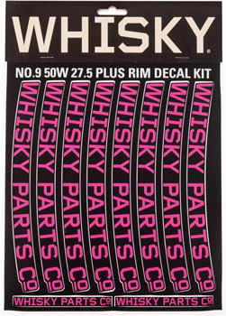 WHISKY 50w Rim Decal Kit for 2 Rims Magenta