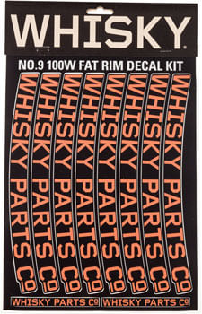WHISKY-100w-Rim-Decal-Kit-for-2-Rims-Orange-MA2740