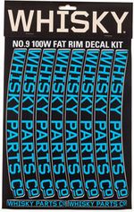 WHISKY-100w-Rim-Decal-Kit-for-2-Rims-Cyan-MA2742