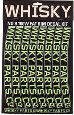 WHISKY-100w-Rim-Decal-Kit-for-2-Rims-Lime-Green-MA2743