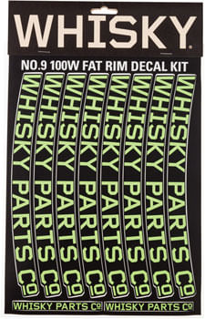 WHISKY-100w-Rim-Decal-Kit-for-2-Rims-Lime-Green-MA2743