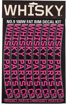 WHISKY-100w-Rim-Decal-Kit-for-2-Rims-Magenta-MA2744