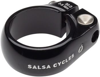 Salsa Lip-Lock Seatpost Clamp - 30.0mm, Bolt-On, Black