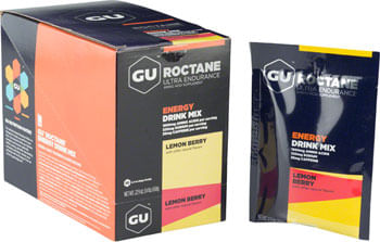 GU Roctane Energy Drink Mix - Lemon Berry, Box of 10