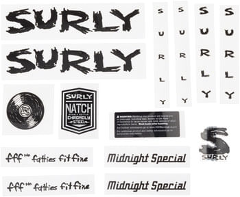 Surly-Midnight-Special-Frame-Decal-Set---Black-with-Record-MA1250