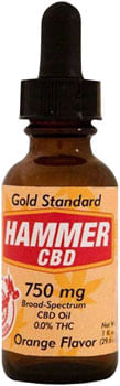 Hammer Hemp CBD Tincture - 750mg, 1oz Bottle