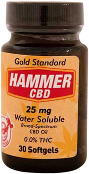 Hammer Hemp CBD Softgels - 25mg, 30 Softgels