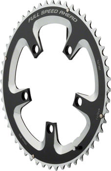 FSA--Full-Speed-Ahead--Super-Road-Chainring---52t-110-BCD-5-Bolt-Aluminum-N11-Black-Silver-CR4411