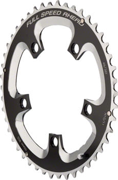 FSA--Full-Speed-Ahead--Super-Road-Chainring---50t-110-BCD-5-Bolt-Aluminum-N11-Black-Silver-CR4415