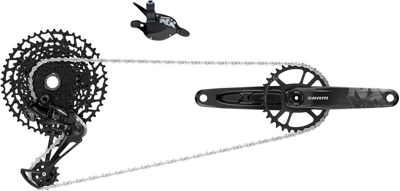 SRAM-NX-Eagle-Groupset--170mm-32-Tooth-DUB-Crank-Rear-Derailleur-11-50-12-Speed-Cassette-Trigger-Shifter-and-Chain-KT4531-5