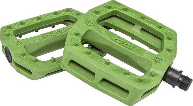 Eclat-Slash-Pedals---Platform-Composite-Plastic-9-16--Army-Green-PD0724-5