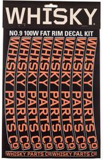 WHISKY-100w-Rim-Decal-Kit-for-2-Rims-Orange-MA2740-5