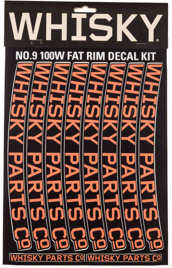 WHISKY-100w-Rim-Decal-Kit-for-2-Rims-Orange-MA2740-5