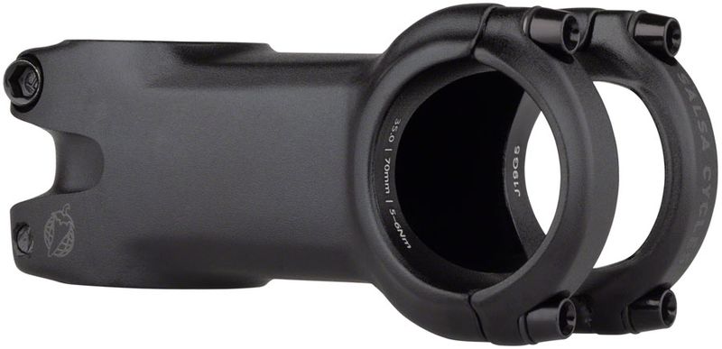 Salsa-Guide-Trail-Stem--70mm-350-Clamp-0-Degree-1-1-8--Aluminum-Black-SM5332-5