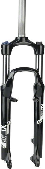 SR-Suntour-XCM-HLO-Suspension-Fork--26--1-1-8--Threadless-Steerer-100mm-Travel-100x9mm-Linear-Pull-and-Disc-Black-FK1153-5