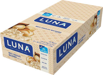 Clif Luna Bar: White Chocolate Macadamia Box of 15